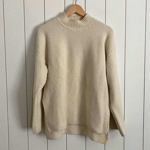 Carbon38 Mock Neck Oversized Sweater - Picture 1 of 3